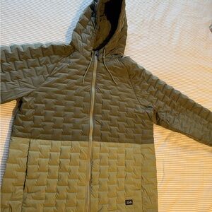 Mountain Hardwear Olive Green Puffer Jacket